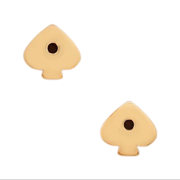 KATE SPADE • Rock Solid Crystal Red Heart Earrings - Picture 6 of 6